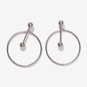 NWOT Adornmonde Ivo Earrings in Silver